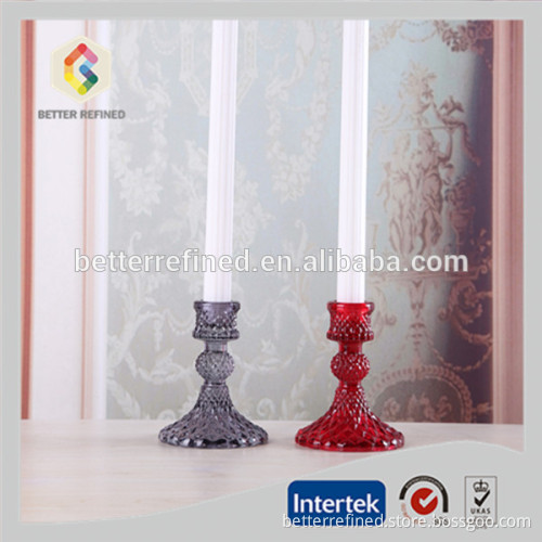 Hot Sellers Decoratiove Glass Taper Candle Holders